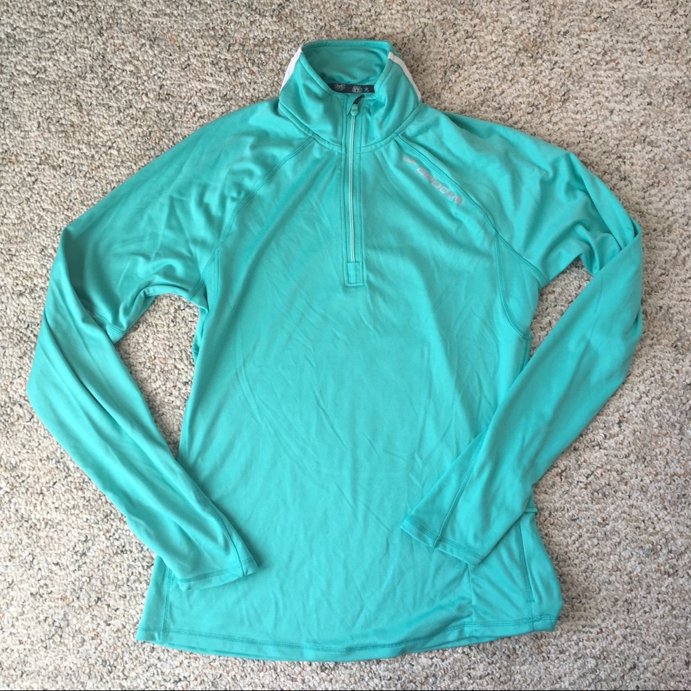 Brooks Equilibrium 1/2 Zip Running Shirt - Picture 1 of 5